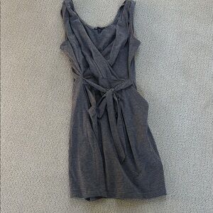 GAP Navy and White Striped Tee